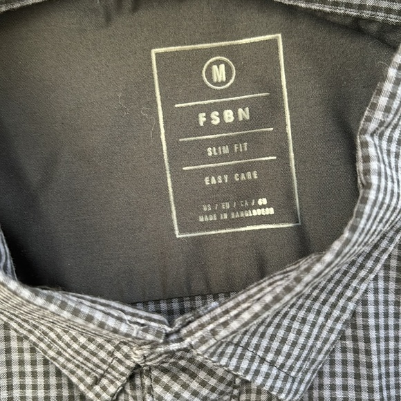 FSBN Slim Fit Easy Care Collared Shirt - Picture 2 of 7